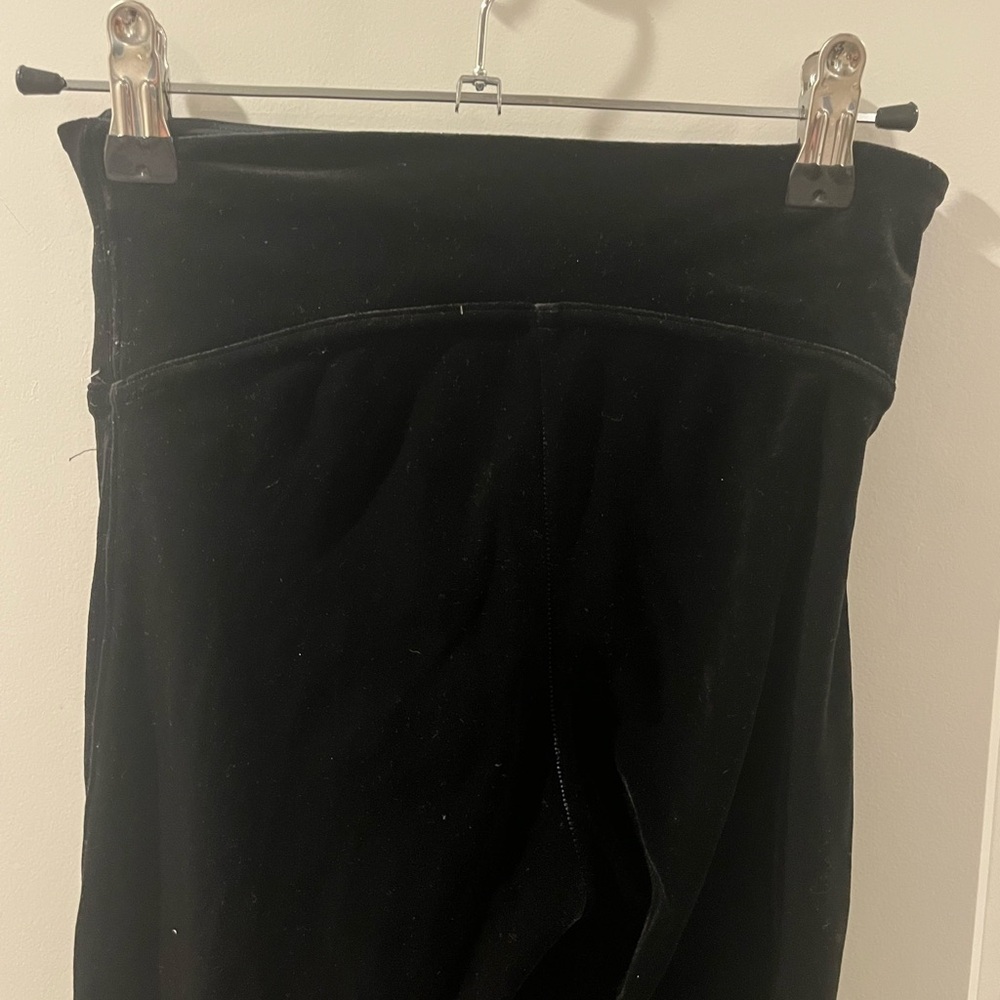 SPANX Black Velvet High-Rise Leggings-holiday party - Picture 10 of 10